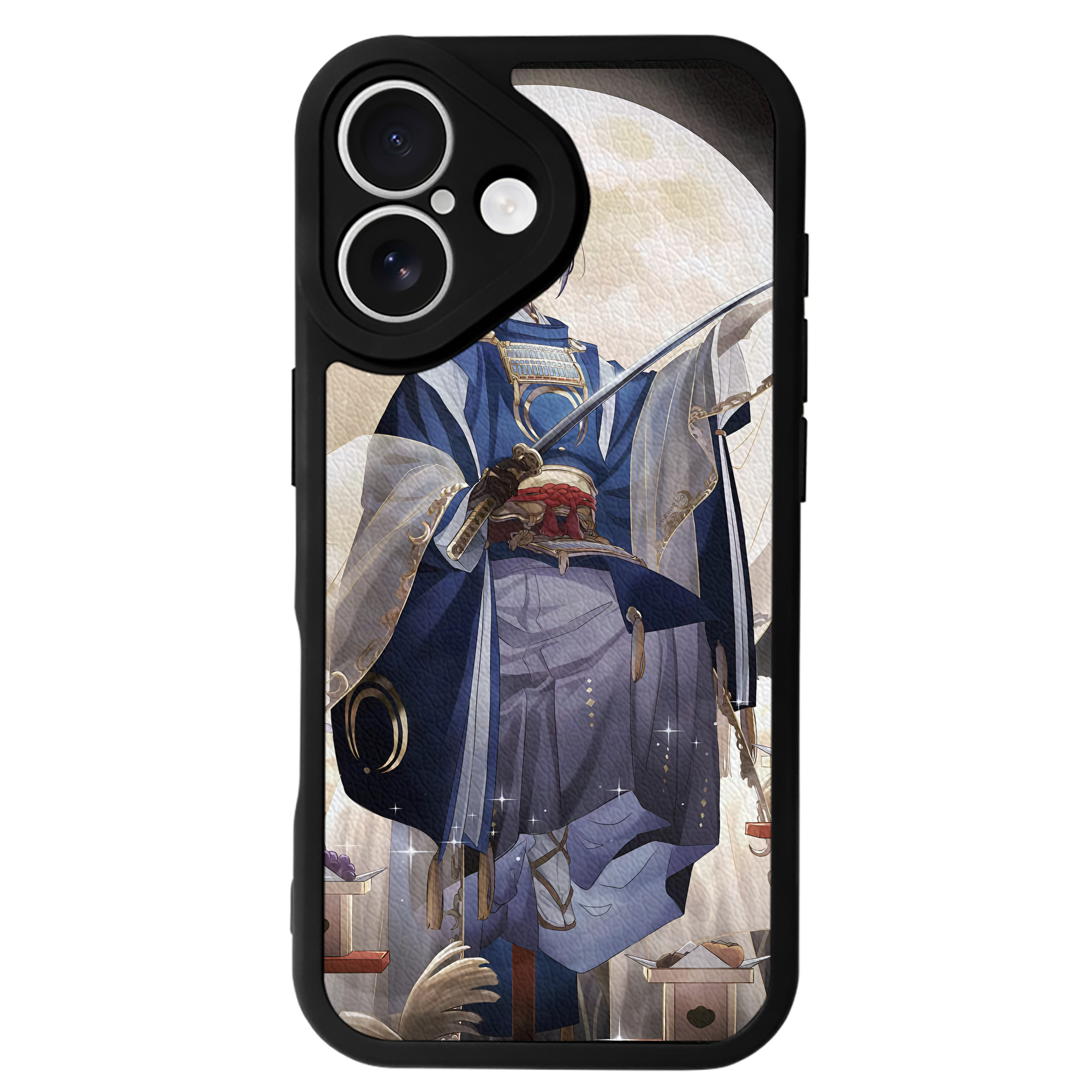（画像用） 刀剣乱舞 Touken Ranbu 【iPhone 16シリーズ対応】シリコンスマホケース（レザー調） 材質：シリコン